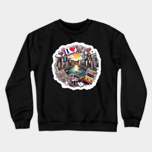 I Love Hong Kong Crewneck Sweatshirt